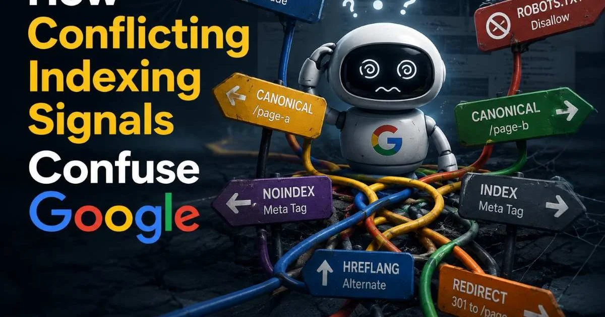 How Conflicting Indexing Signals Confuse Google